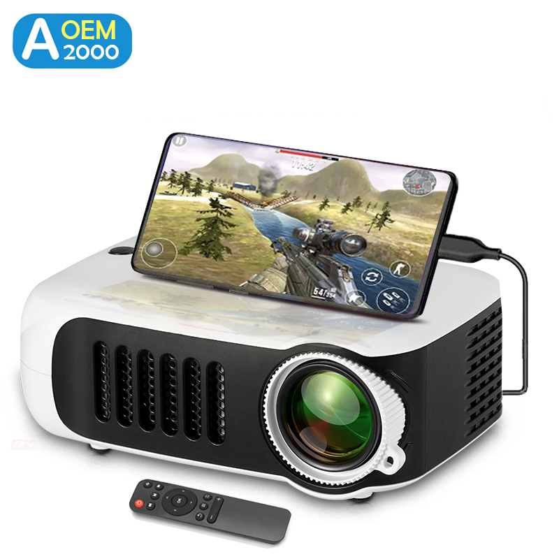Home Cinema Entertainment - A2000 Mini projecteur Portable Home cinéma