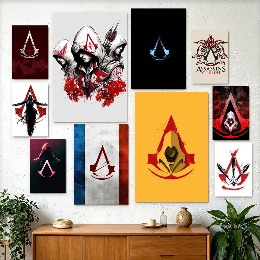 Home Cinema Logo - Affiche avec le logo d'Assassin's Creed,