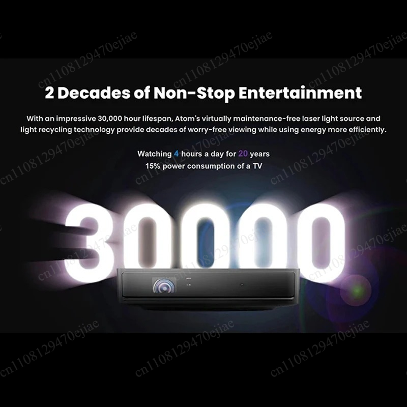 Netflix Home Cinema - Projecteur laser portable Dangbei Atom 1080P,