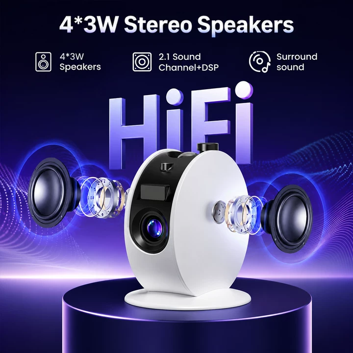 Netflix Home Cinema - Projecteur intelligent avec lumière d'ambiance stellaire