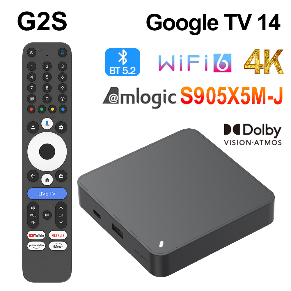 Netflix Home Cinema - Boîtier TV G2S GTV GoogleTV 14