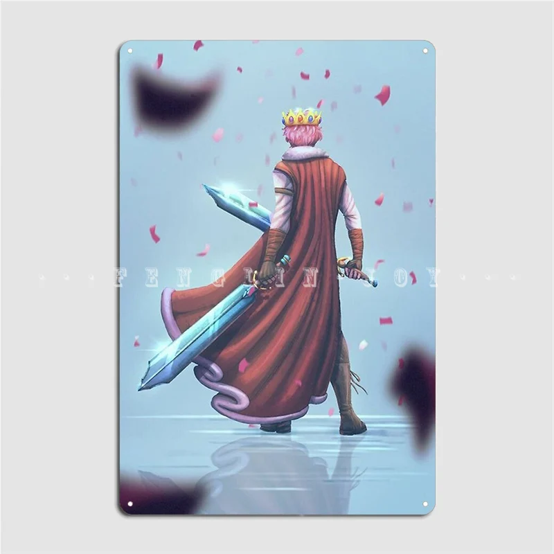 Home Cinema King - Technoblade King Metal Poster, Club Home