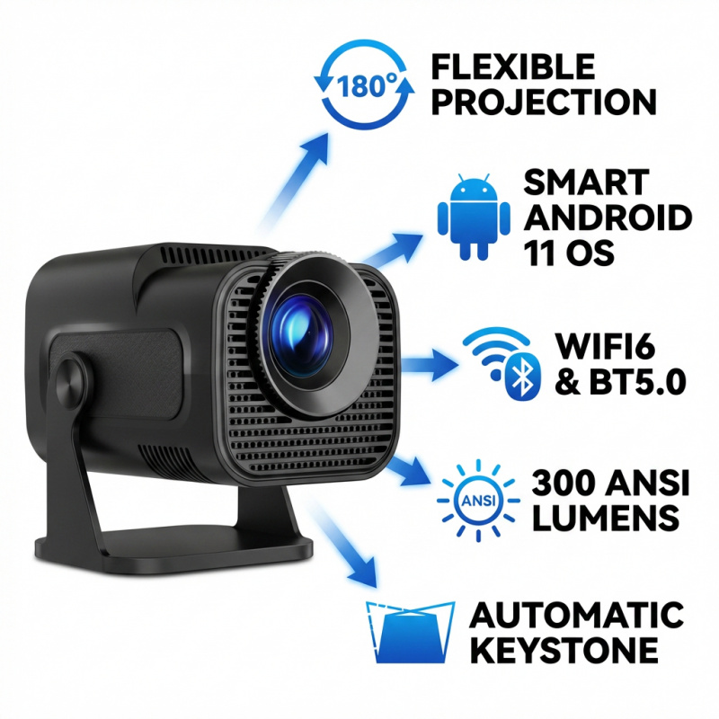 Mini projecteur HY320 Android  - Home Cinema Entertainment avis et prix