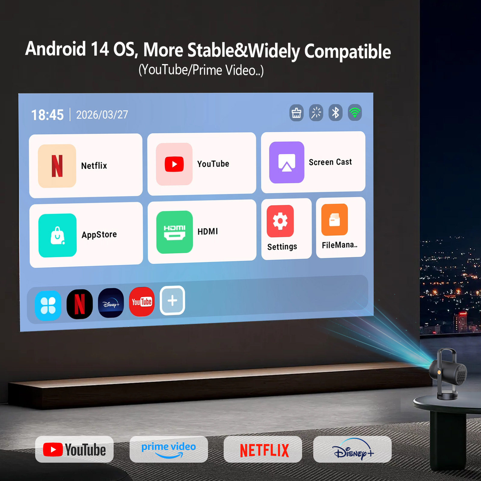 Nouveau projecteur intelligent - Home Cinema Entertainment avis et prix