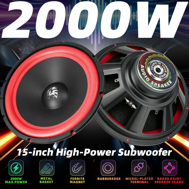 1 pièce Subwoofer de voiture 1 - Home Cinema Theater avis et prix
