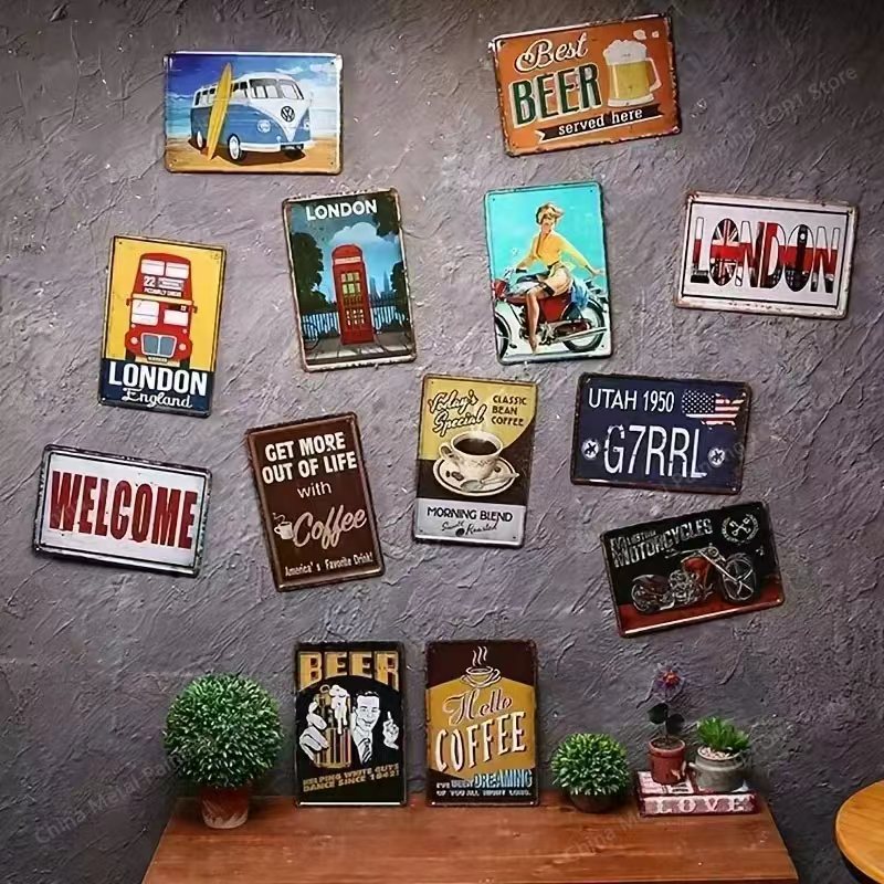 Décoration murale en métal rep - Home Cinema Dimensions avis et prix