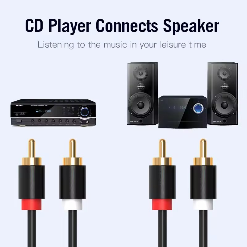 Câble RCA stéréo HIFI 2RCA ver - Home Cinema Sound System avis et prix
