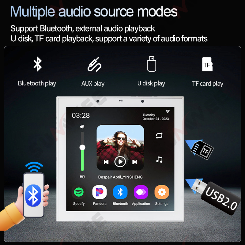 Amplificateur mural audio numé - Home Cinema Sound System avis et prix