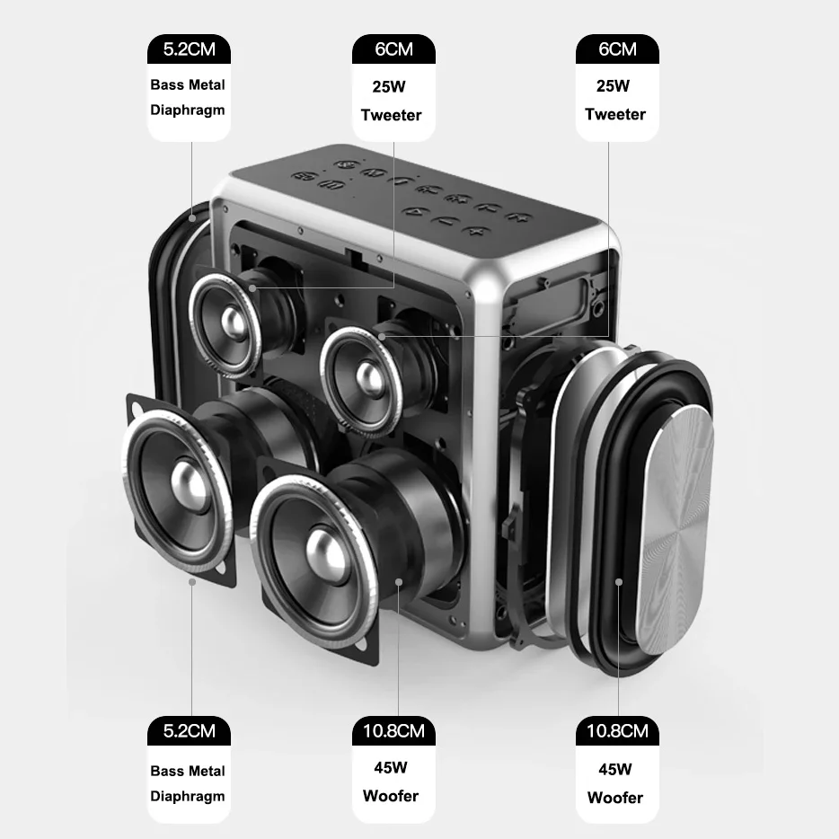 King Max 140W Enceintes de kar - Home Cinema King avis et prix