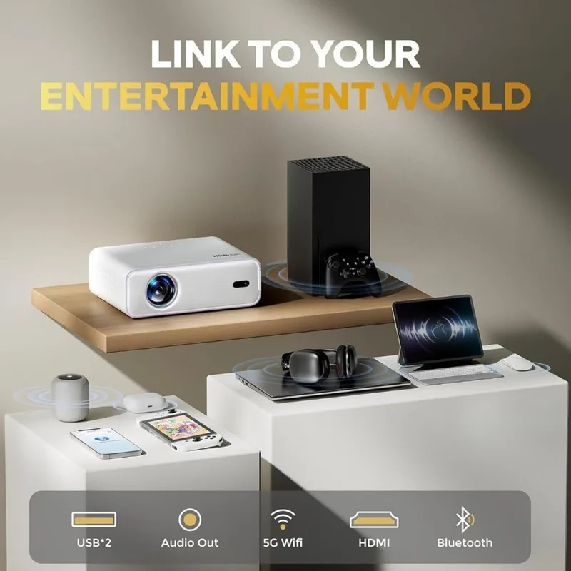 Projecteur portable intelligen - Netflix Home Cinema avis et prix