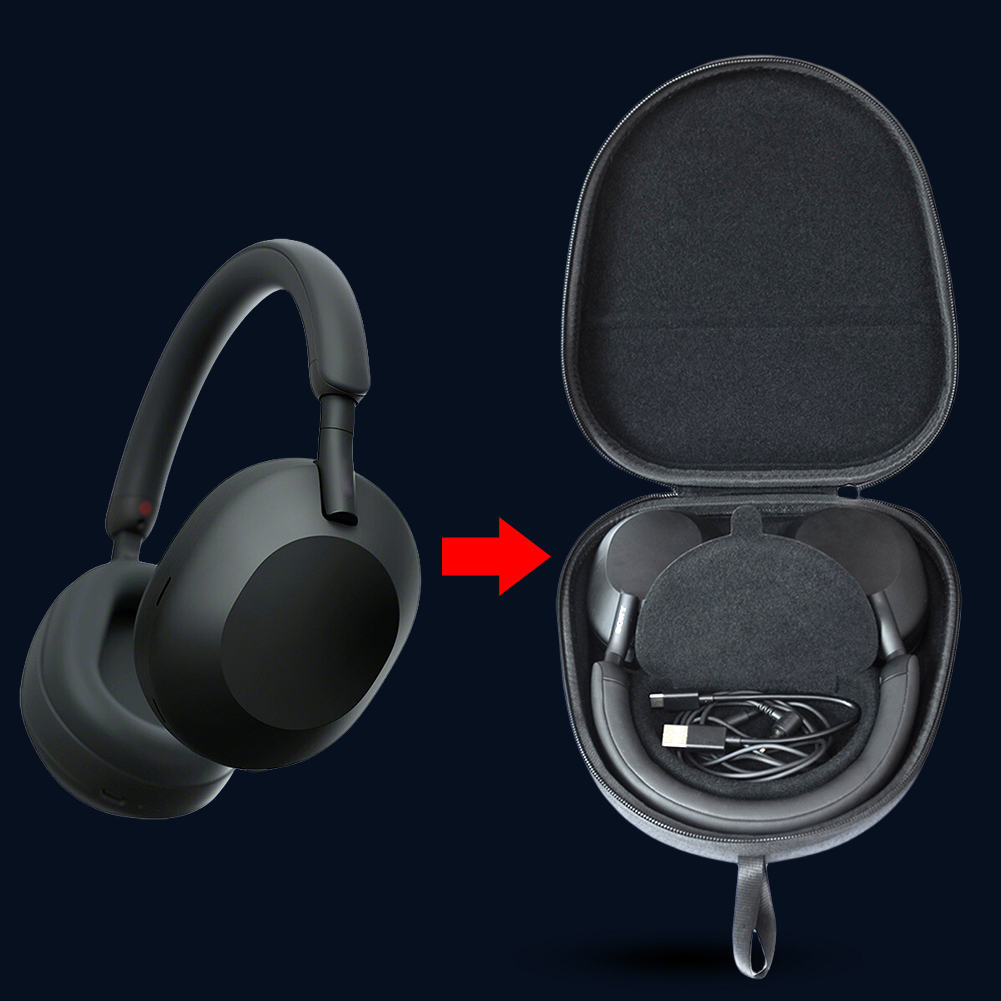 Étui de protection rigide en E - Sony Headphone Wh-1000Xm5 avis et prix