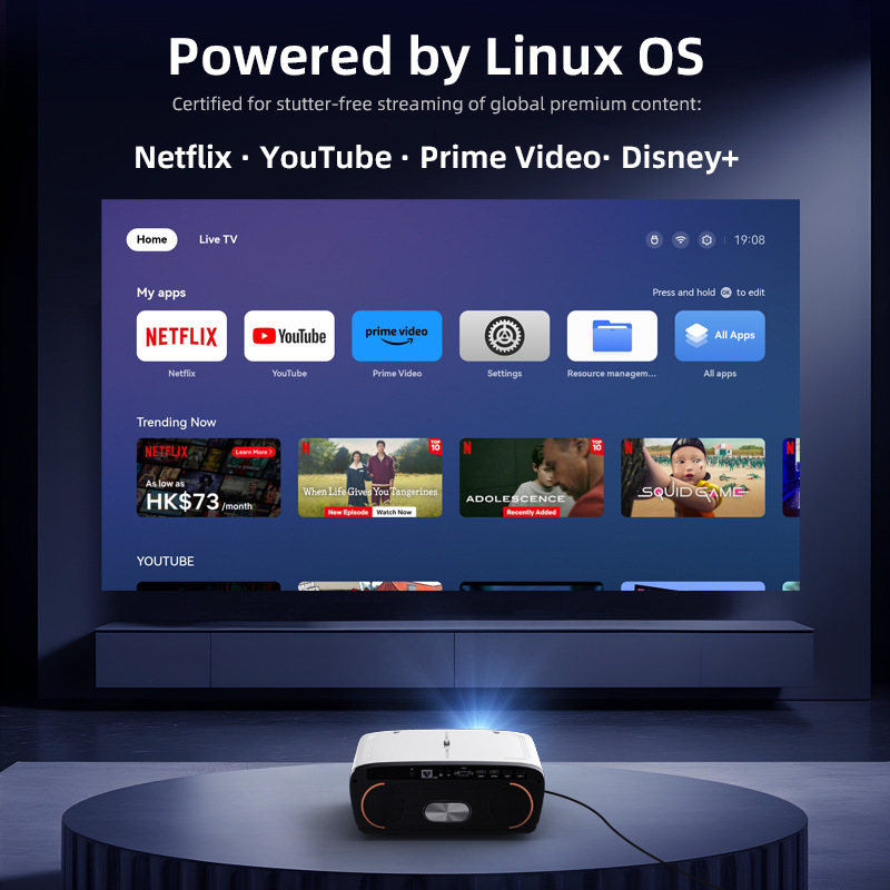 Nouveau projecteur portable Li - Netflix Home Cinema avis et prix